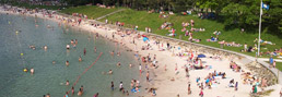 Baignade à l'Île de loisirs de Jablines-Annet